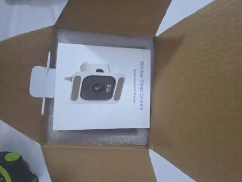 2K Window Smart WiFi Camera with Motion Detection and Night Vision